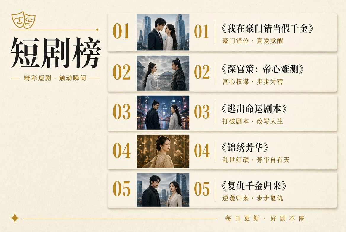 黄果AI短剧榜